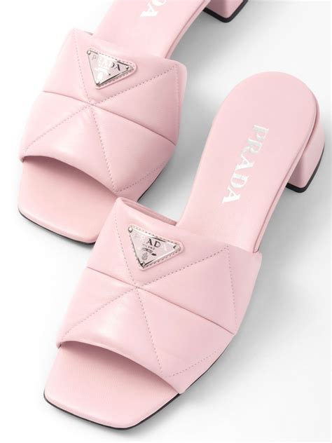 prada quilted slides|prada leather slides sale.